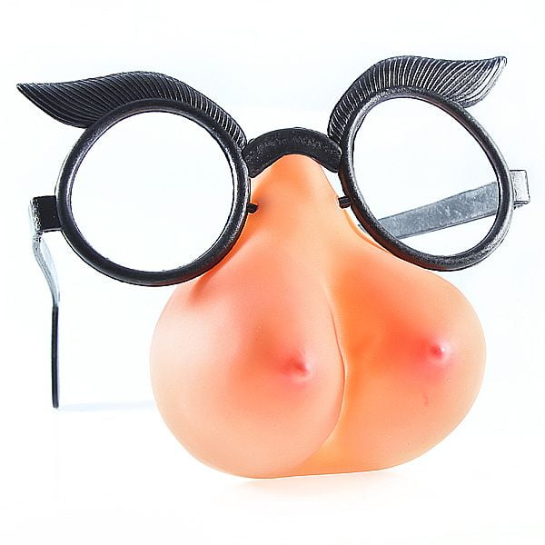 Óculos com nariz formato Seios