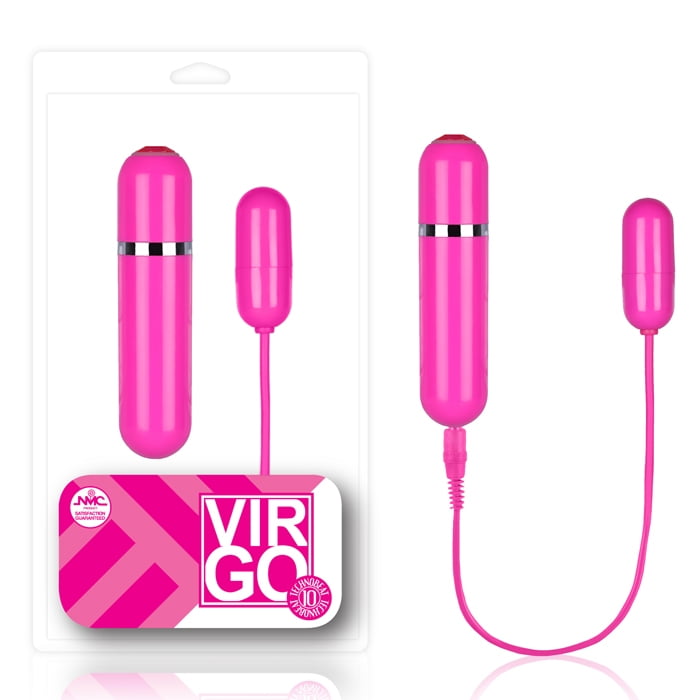 Cápsula Vibratória Pink 10 Velocidades Com Luz De Led - VIRGO