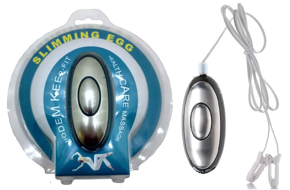 Slimming Egg - Grampos para Mamilos com Eletro-Choque e Controle Remoto