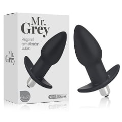 Plug Mr. Grey - Silicone - Com Vibro