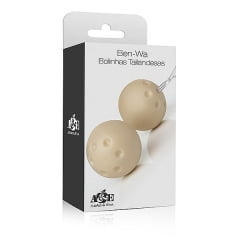 Ben-wa - Conjunto 2 bolas pompoar - Marfim