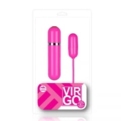 Cápsula Vibratória Pink 10 Velocidades Com Luz De Led - VIRGO