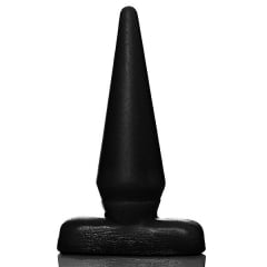 Mini Plug Anal Iniciante,9,5 x 2,5 cm na cor preto