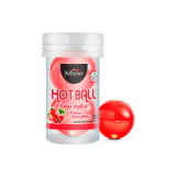 Hotball Beija Muito - Bolinhas Explosivas que Lubrificam - Sabor Frutas Vermelhas