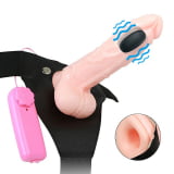 Capa Peniana em Formato de Pênis com Vibração 20x4cm - Wear Penis