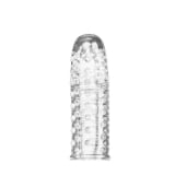 Capa Peniana Transparente com Saliências Massageadoras - CA013B