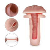 Masturbador em Formato de Vagina com Função de Pulsadas e Aperto - DIBE