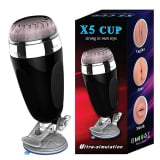 Masturbador Lanterna com Ventosa - Vagina - X5 Cup