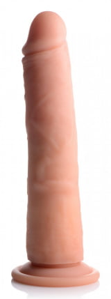 Penis Vibrador  em Silicone Rotativo com Controle Remoto Recarregável - Big Shot