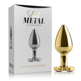 Lust Metal - Plug Flower Diamond Gold