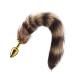 Lust Metal - Plug Raccoon Tail Gold