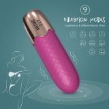 Cápsula Vibratória em Silicone Ultra Potente Recarregável - Candice - S-Hande