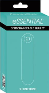 Estimulador Clitóris 10 Funções Hiper Potente - Recarregável - Acompanha Estojo - Essential Bullet Verde Aqua