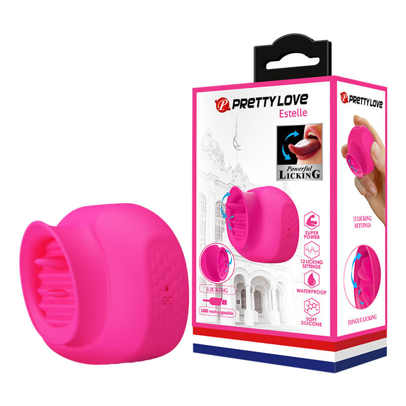 Pretty Love Estelle - Mini Vibrador Estimulador de Clítoris Recarregável Simula o Sexo Oral com 12 Modos de Vibração