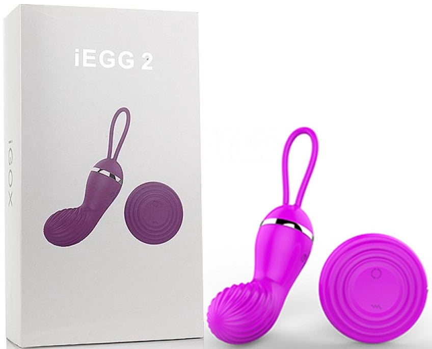 IEGG 2 Lucy Vibrador Massageador Rotativo Com 20 Funções De Vibração Roxo