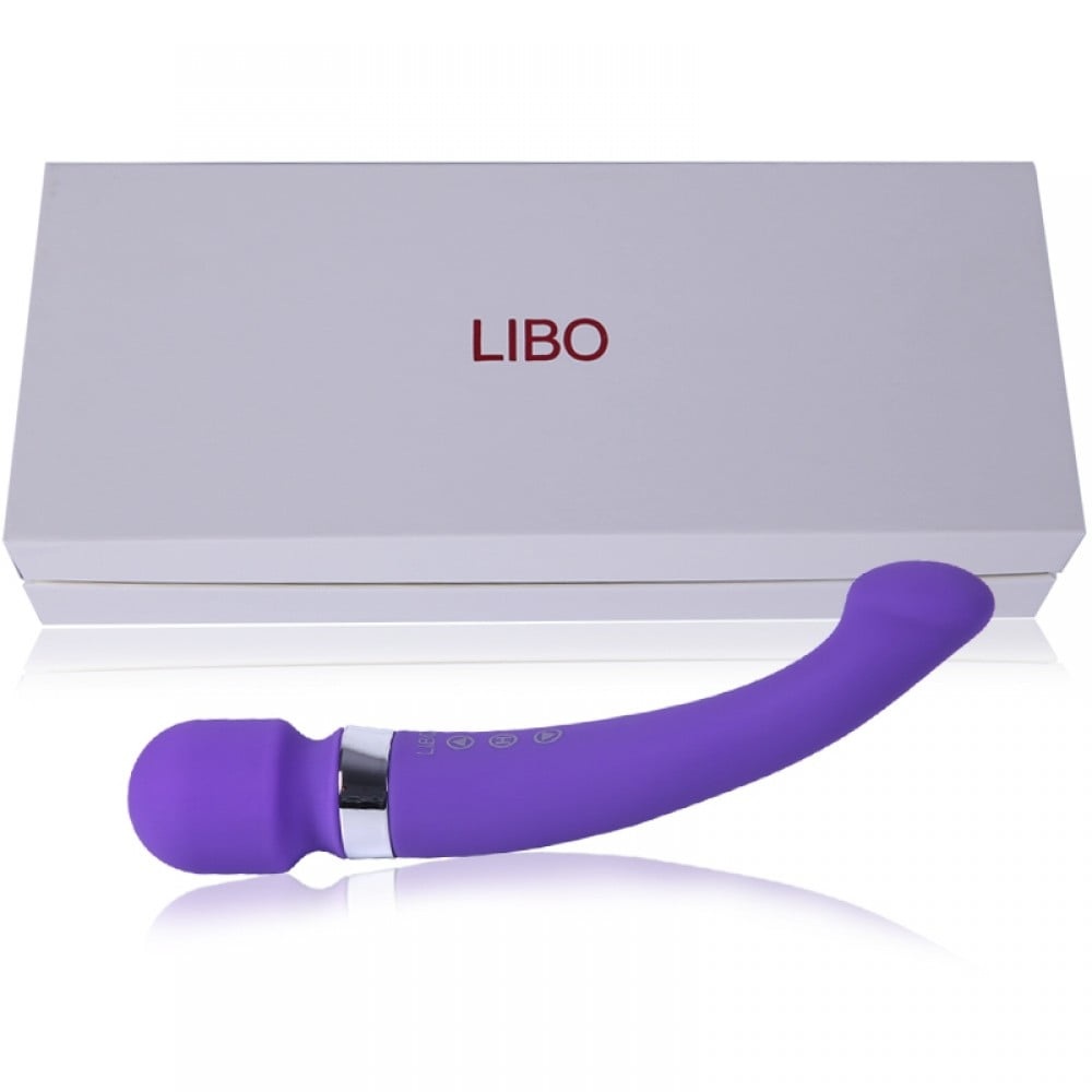 Libo Scorpio Massage - Massageador Erótico Recarregável com 8 Modos de Vibração em Silicone Soft Touch, a Prova D'Água - 25 x 4 cm